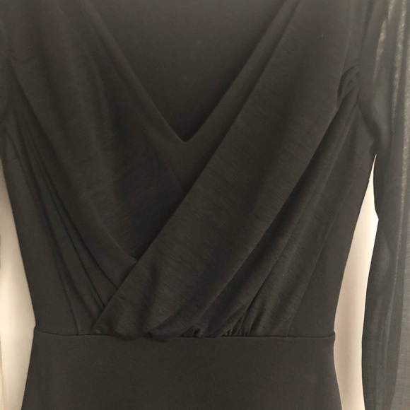 Black H&M knee length dress XS - Picture 4 of 5